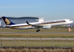 Первый Airbus A350-900 «Сингапурских авиалиний» будет работать на маршруте Сингапур - Амстердам