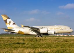 Суперсовременный Airbas A380 Etihad Airways в будущем году полетит в Мельбурн и Мумбаи