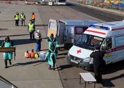 Роспотребнадзор и аэропортовые службы «Внуково» провели совместные учения