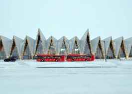 В аэропорту Нового Уренгоя запускается в эксплуатацию новый терминал