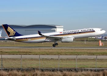 Первый Airbus A350-900 «Сингапурских авиалиний» будет работать на маршруте Сингапур - Амстердам