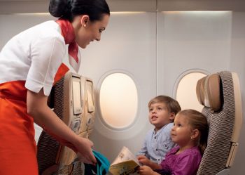 Дети путешествуют бесплатно с компанией Etihad Airways