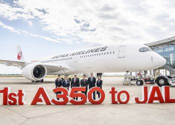 Авиапарк Japan Airlines пополнился первым Airbas А350